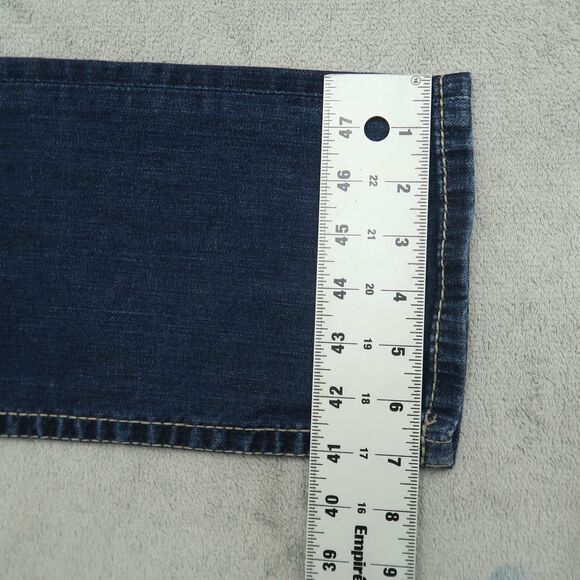 BKE Jeans Women's Size 34L Blue Mid-Rise Payton Straight Denim 32.5" Inseam - Picture 5 of 16
